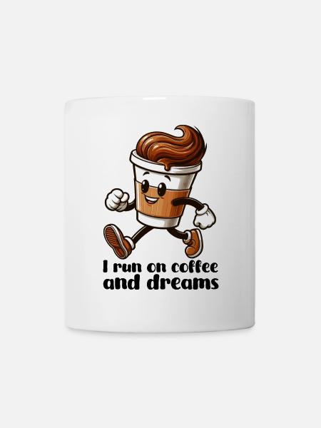 Kaffee Träume Geschenk - Tasse - Weiß
