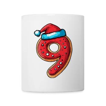 9 Number Christmas Cookie - Mug - white - Front
