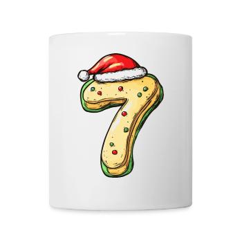 7 Number Christmas Cookie - Mug - white - Front