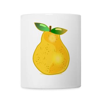 FRUITS POIRE MÛRE - Mug blanc - blanc - Devant