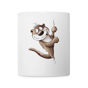 Droll Otter Animal Motif I Sea Otter - Mug - white - Front