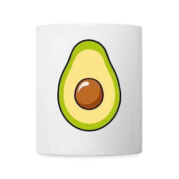 Avocado - Tasse - Weiß - Vorne