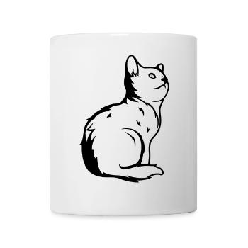 Chat - Mug blanc - blanc - Devant