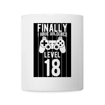 Gamer 18. Geburtstag - Tasse - Weiß - Vorne