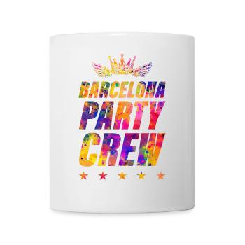 Équipe de fête de Barcelone - Mug blanc - blanc - Devant