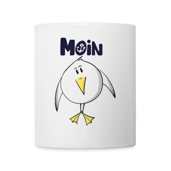 Möwe Moin Anker - Tasse - Weiß - Vorne