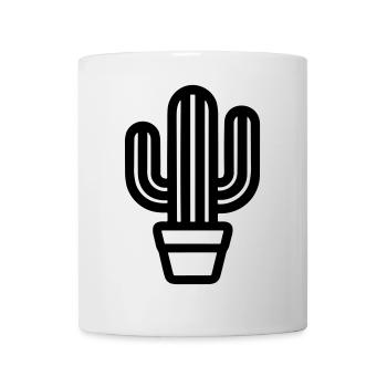 Kaktus - Tasse - Weiß - Vorne
