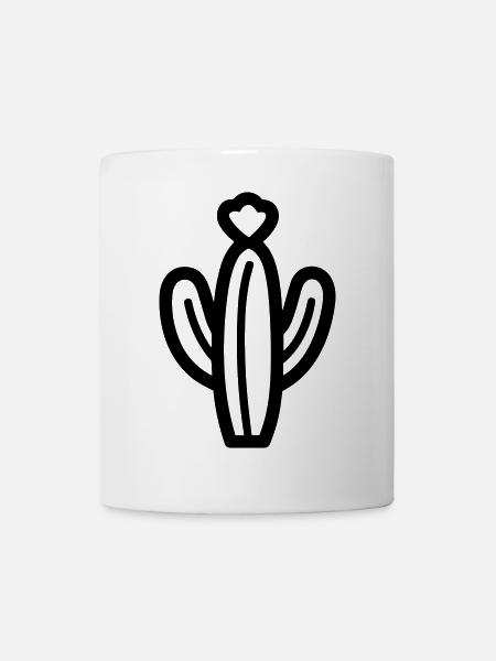 Kaktus - Tasse - Weiß