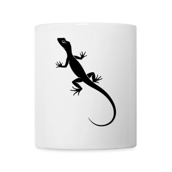 Echse - Tasse - Weiß - Vorne