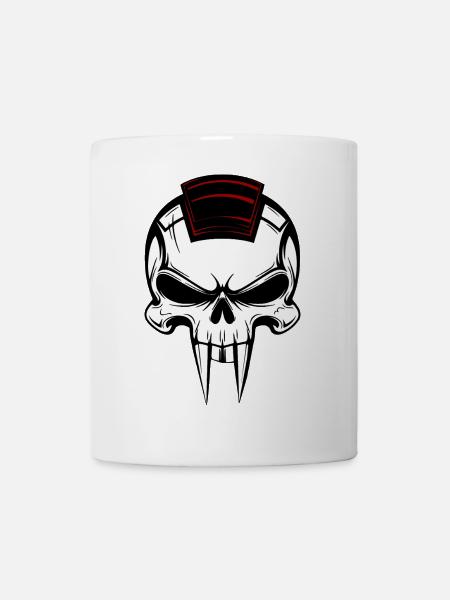 Vampirschädel - Tasse - Weiß
