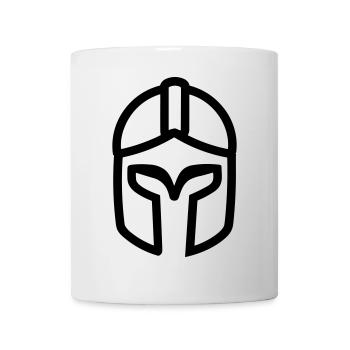 Spartan helmet - Mug - white - Front
