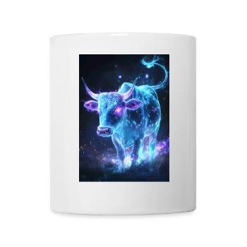Taureau Taureau Vache Fantaisie - Mug blanc - blanc - Devant