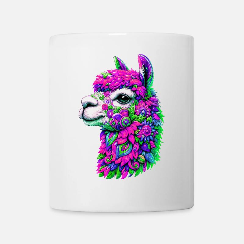 Alpaka - Tasse - Weiß