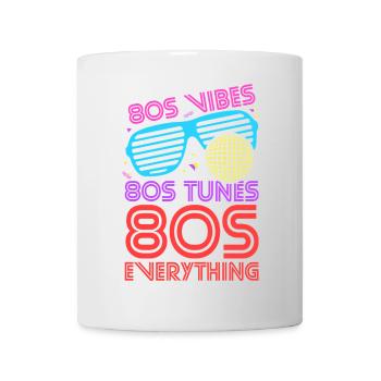 80s Vibes Tunes Everything - Mug - white - Front
