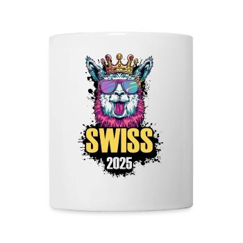 Switzerland 2025 Alpaca Party Holiday Swiss - Mug - white - Front