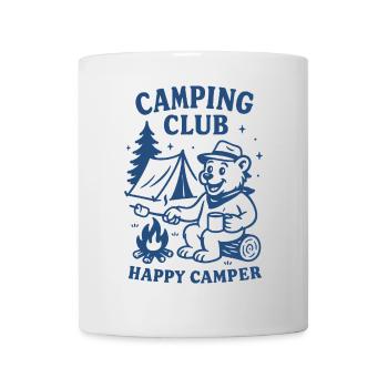 Camping Club Design - Happy Camper Bear - Mug - white - Front