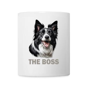 Border collie chien de race - Mug blanc - blanc - Devant