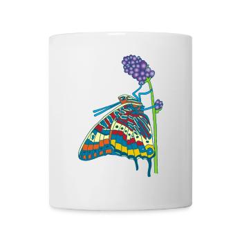 Butterfly and nature - Mug - white - Front
