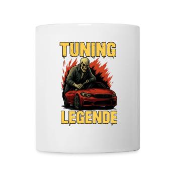 Tuning Legende – Skull Style - Tasse - Weiß - Vorne