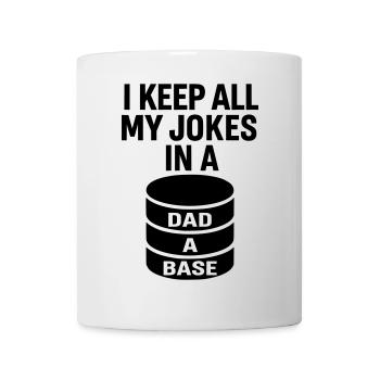 Dad-A-Base - Dad Joke Design for Nerd Dads - Mug - white - Front