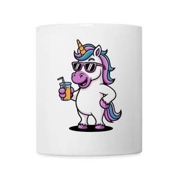 Unicorn Funny Party with Unicorn Unisex Cartoon - Mug - white - Front