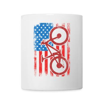 4. Juli USA MTB - Tasse - Weiß - Vorne