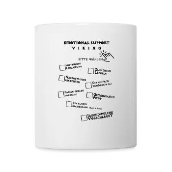 Emotional Support Viking EN - Mug - white - Front