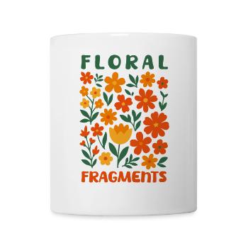 Floral Fragments par helfspawn - Mug blanc - blanc - Devant