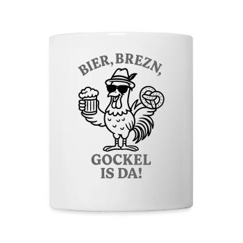 Rooster’s Here! - Funny Party in October Design - Mug - white - Front
