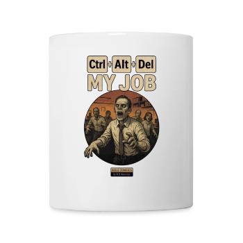 Ctrl+Alt+Del My Job - Tasse - Weiß - Vorne