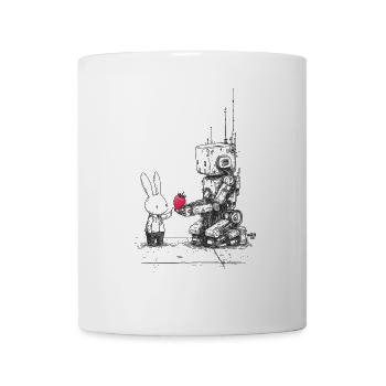 Strawberry Robot - Tasse - Weiß - Vorne
