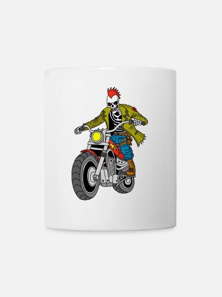 Biker aus der Hölle - Tasse - Weiß