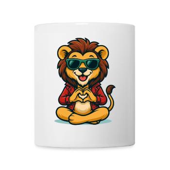 Chill Heart Lion - Mug - white - Front