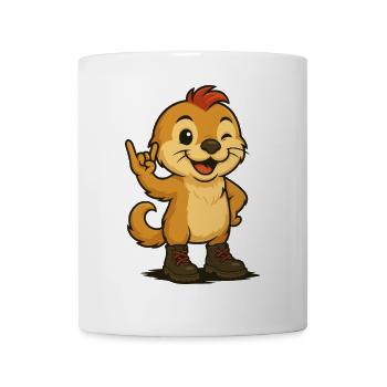 Punk Rock Baby Sea Otter - Mug - white - Front