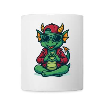Cool Dragon Love - Tasse - Weiß - Vorne