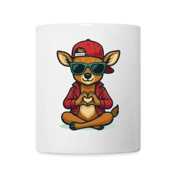 Style cœur de cerf - Mug blanc - blanc - Devant