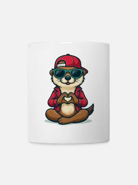Otterly in Love - Tasse - Weiß