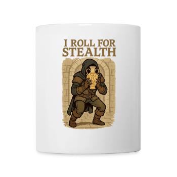 I Roll For Stealth Dieb mit Vase - Tasse - Weiß - Vorne