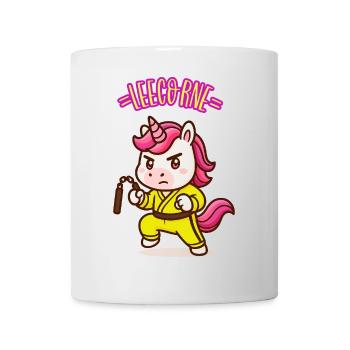 LEECORNE - Kawaii Einhorn Humor - Tasse - Weiß - Vorne