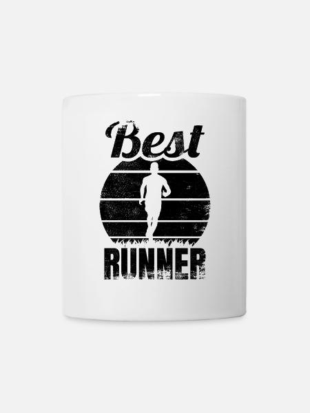 Läufer - Tasse - Weiß