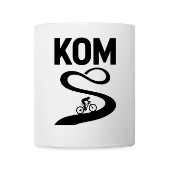 Badge VTT KOM Crown Switchback - Mug blanc - blanc - Devant