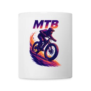 MTB Mountain Biking Fatbike Cruising Gift - Mug - white - Front