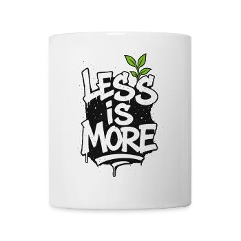 Less is More – Minimalism meets street style - Mug - white - Front