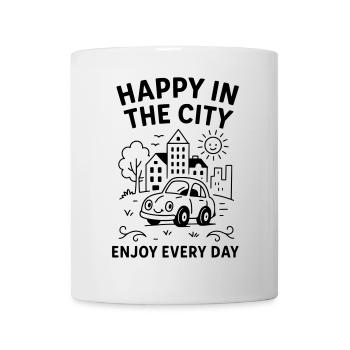 happycity - Tasse - Weiß - Vorne