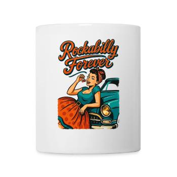 Rockabilly Forever Cherries Wife 50s Gift - Mug - white - Front