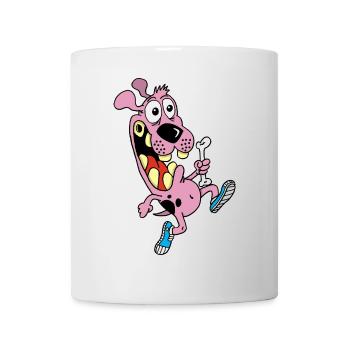 Course de relais pour un chien rose - Mug blanc - blanc - Devant