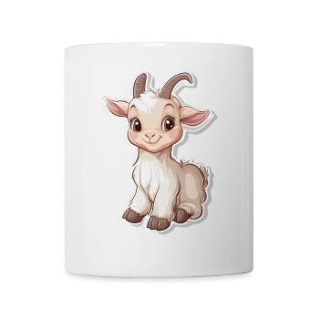 Chèvre - Mug blanc - blanc - Devant