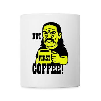 First Coffee Man - Tasse - Weiß - Vorne