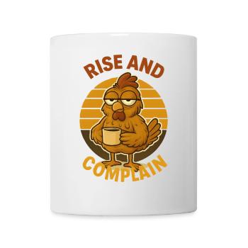 Huhn Humor - Tasse - Weiß - Vorne