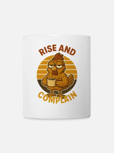 Huhn Humor - Tasse - Weiß